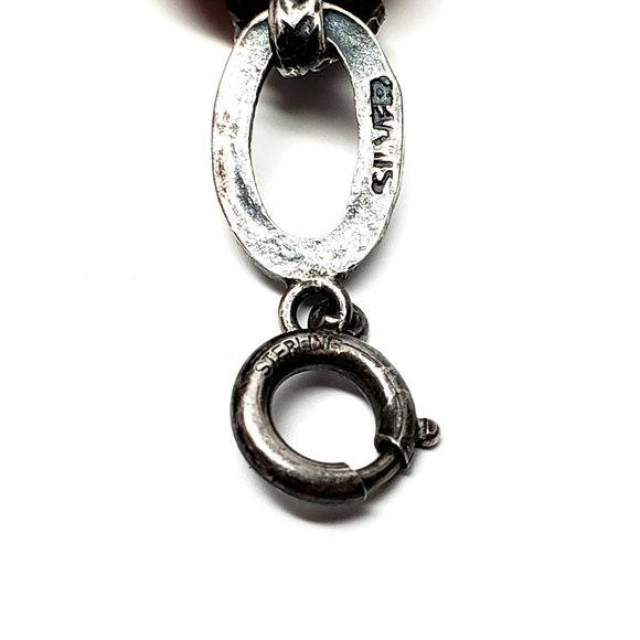 Sterling Silver Multi-Stone Link Bracelet #7493 - Picture 6 of 7